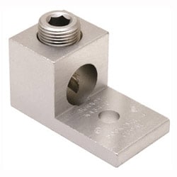 Burndy KA31U | 392020 | 1 Hole 1 C Mech Aluminum Lug 6 STR-350 MCM 3/8 Inch Stud Dual Rated ROHS