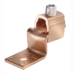 Burndy KLU225 | 387090 | Scrulug, Mechanical Terminal, Copper, 5/16 Inch, Hex Head, CU