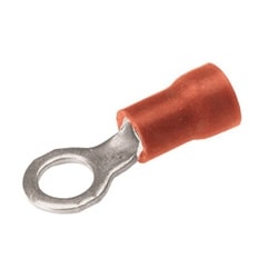 Burndy TP1614 | 509504 | Terminal-Polyvinylchloride Insulated, Ring Tongue, 22-16 Maximum Insulated Diameter
