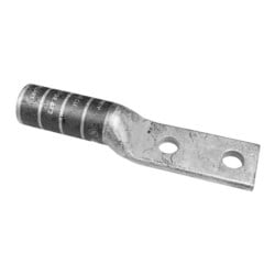 Burndy YA1C2TC38 | 50239G | Lug Connector Compression 1 AWG 2 Hole 1.0 Inch Spacing