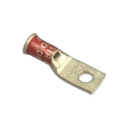 Burndy YA32TC12FXB | 50255P | Copper Compression Lug, 1 Hole without Inspection Window, 313.1 Kcmil, 1/2 Inch Stud