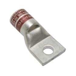 Burndy YA34L37 | 50225T | Copper Compression Lug, 1 Terminal, 500 Kcmil, 600 V-Hole with Inspection