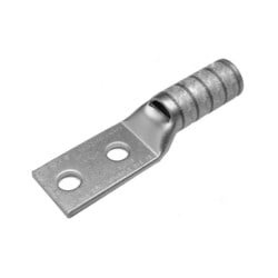 Burndy YAV102TC14 | 518205 | Hylug, Lug, Compression, Copper, 1/4 Inch, 2 Holes, 10 AWG