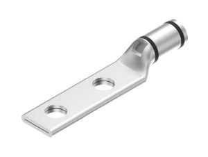 Burndy YAV26L2TC14E2FX | 518461 | Compression Lug, Standard/Chamfered, Skived Barrel, 2 Holes