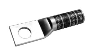 Burndy YAZ4CTC38 | 25020338 | Compression Lug, 1.12 Inch /Long, Skived Barrel, 4 AWG STR