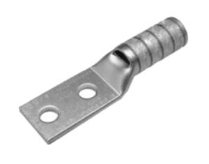 Burndy YAZV4C2TC14E2FX | 25019191 | Compression Lug, Long Barrel, CU Conductor, 4 AWG STR