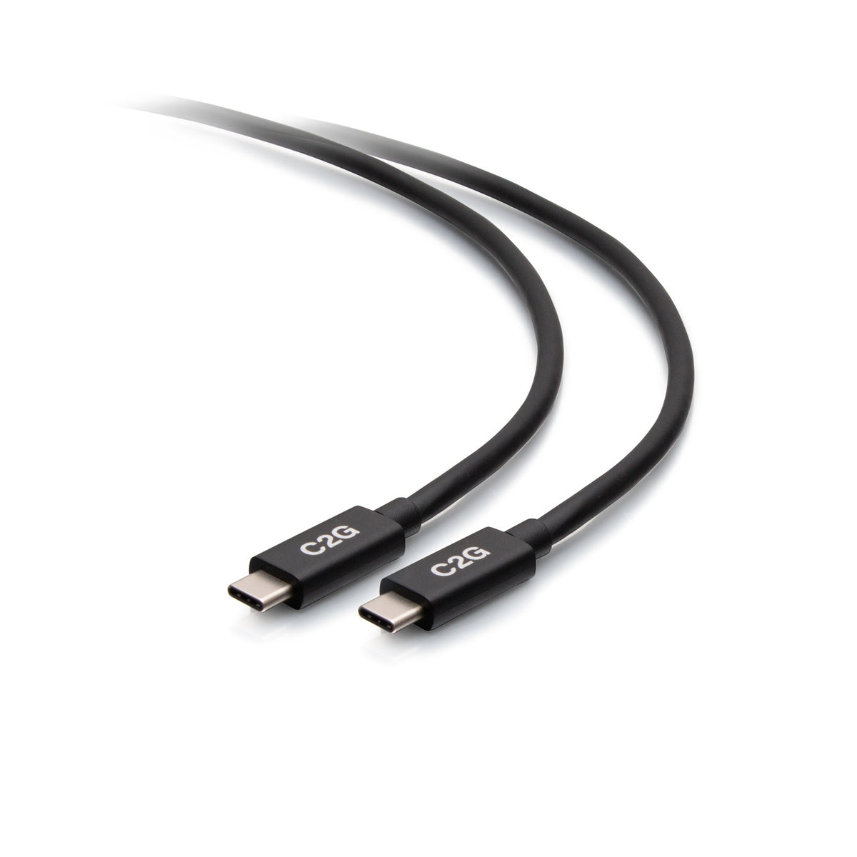 C2G C2G28878 | 3.3ft (1m) USB-C Male to USB-C Male Cable (20V 5A) - USB4 (40Gbps)