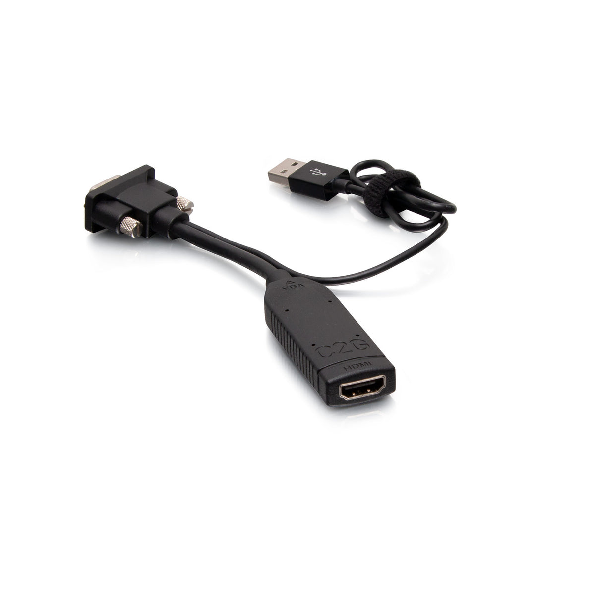 C2G C2G30037 | VGA to HDMI Dongle Adapter Converter