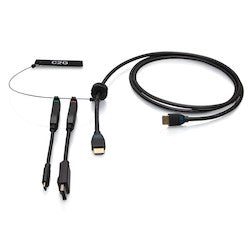 C2G C2G30053 | 6ft Premium HDMI Dongle Ring DP USB-C