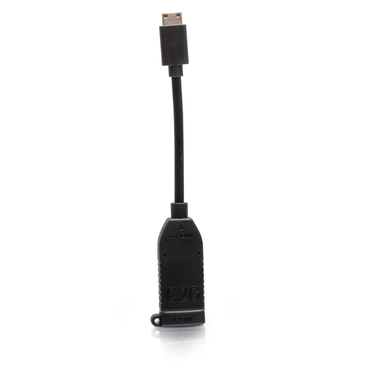 C2G C2G30065 | Mini HDMI to HDMI Dongle Adapter Converter for AV Adapter Ring