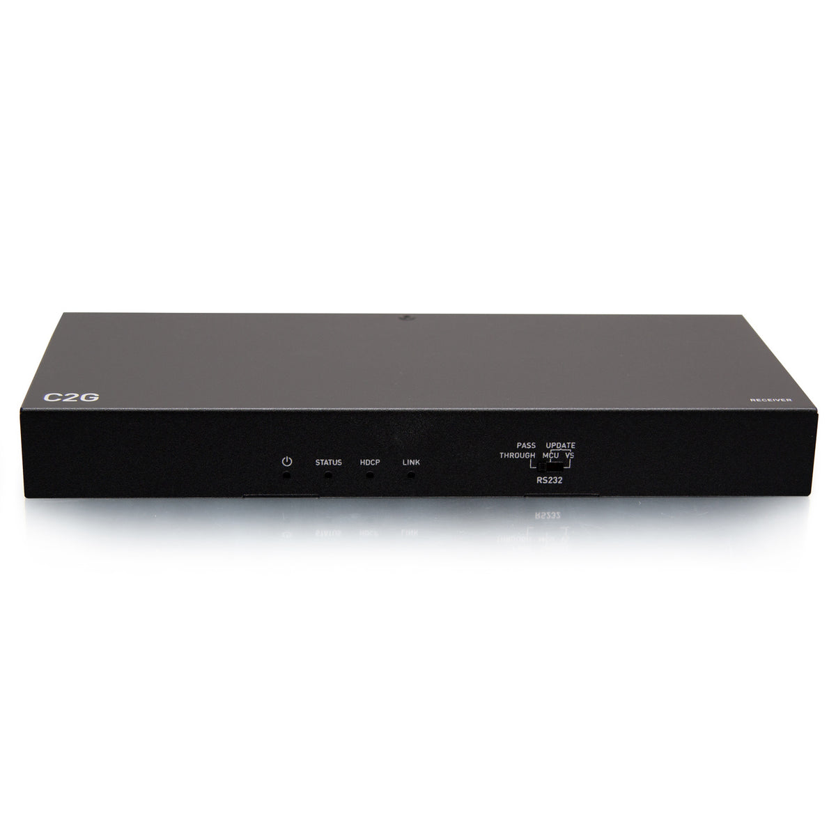 C2G C2G31013 | HDMI HDBaseT + 3.5mm, USB-B to A, and RS232 over Cat Extender Box Transmitter to Box Receiver - 4K 60Hz