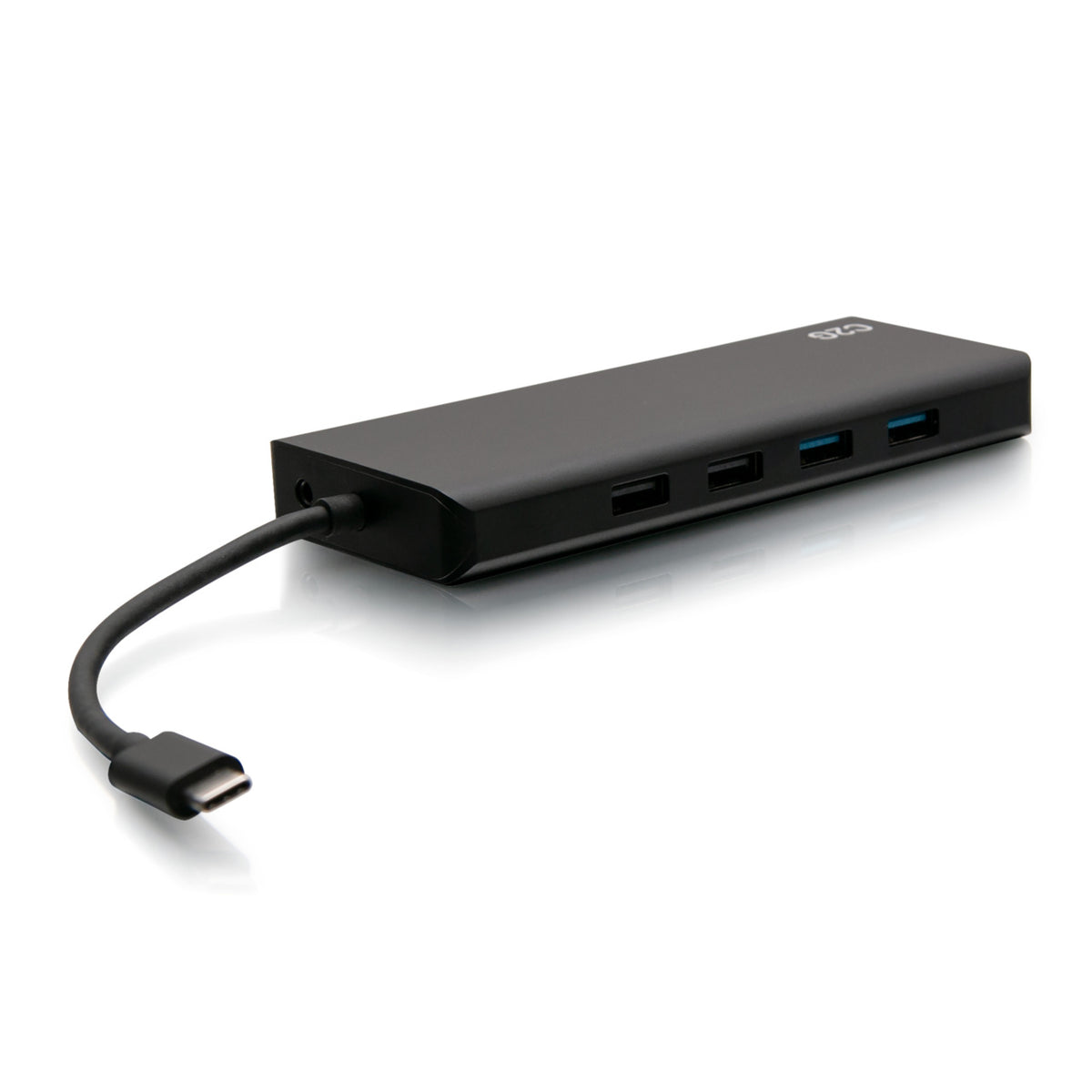 C2G C2G54487 | USB-C 9-in-1 Dual Display Docking Station with 60W Power Supply, HDMI, Ethernet, USB, 3.5mm Audio