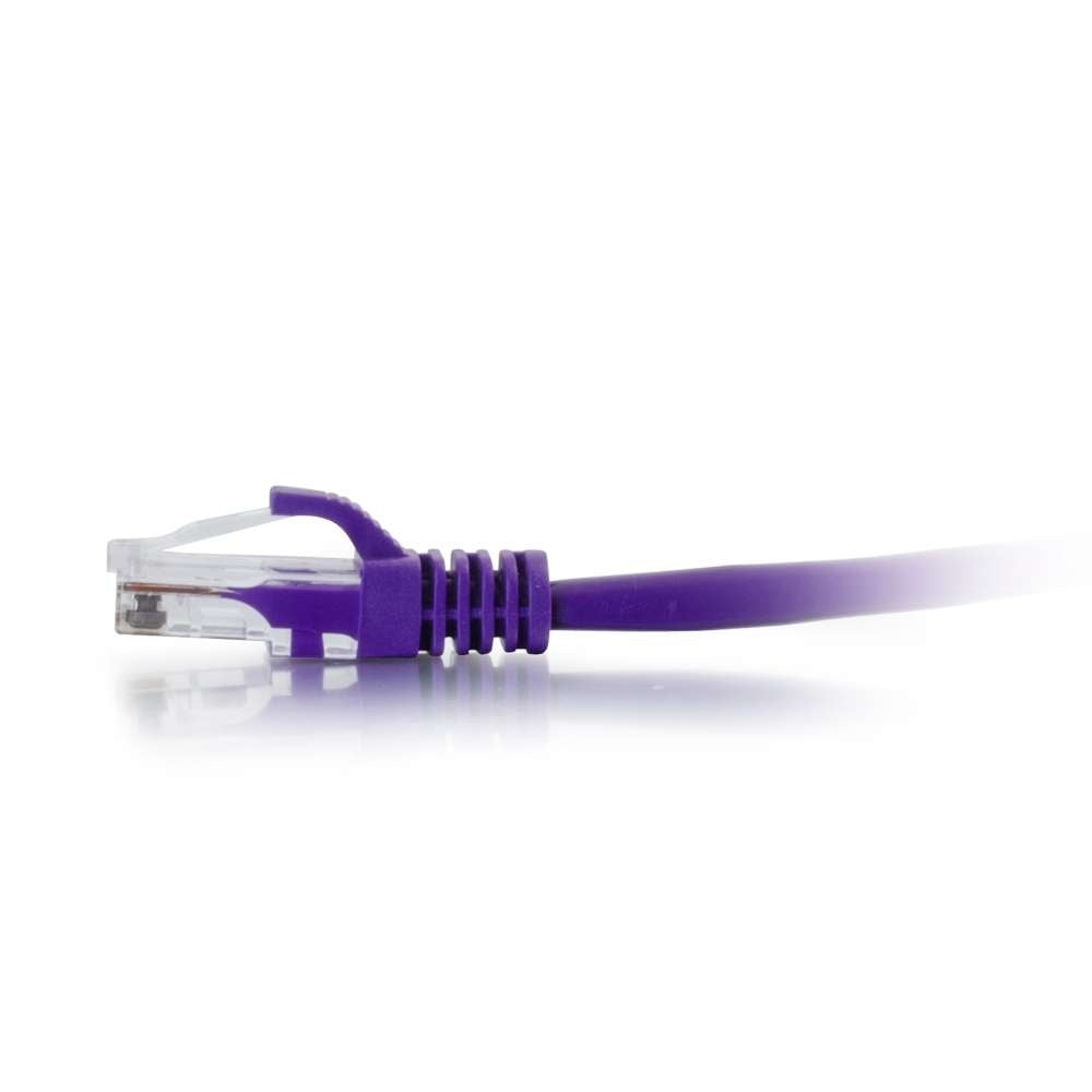C2G CG00462 | 2ft (0.6m) Cat5e Snagless Unshielded (UTP) Ethernet Network Patch Cable - Purple