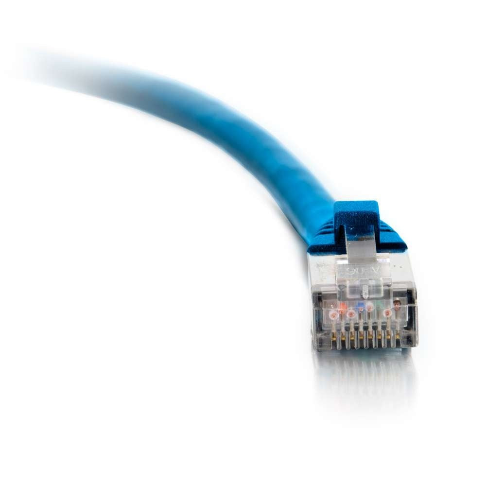 C2G CG00796 | 6ft (1.8m) Cat6 Snagless Shielded (STP) Ethernet Network Patch Cable - Blue