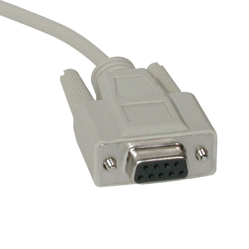 C2G CG02694 | 6ft (1.8m) DB9 F/F Serial RS232 Cable - Beige