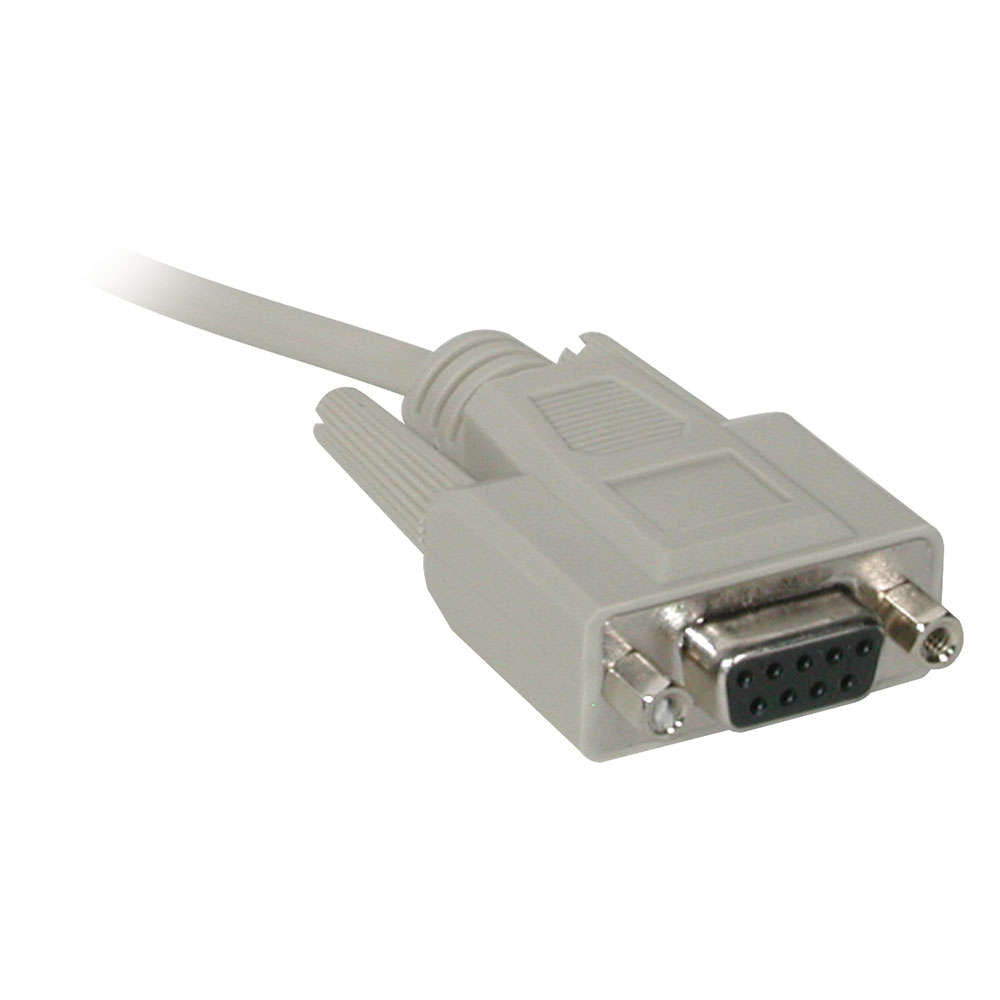 C2G CG02711 | 6ft (1.8m) DB9 M/F Serial RS232 Extension Cable - Beige