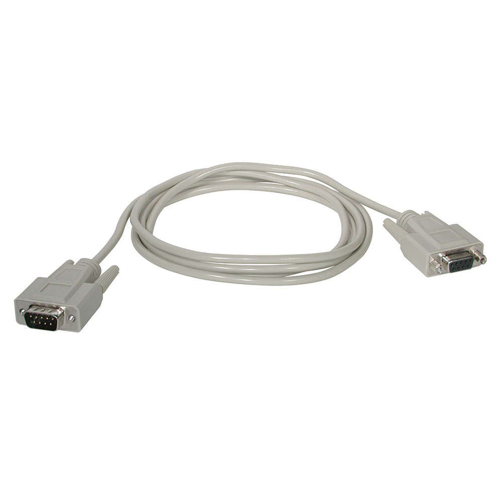 C2G CG02711 | 6ft (1.8m) DB9 M/F Serial RS232 Extension Cable - Beige