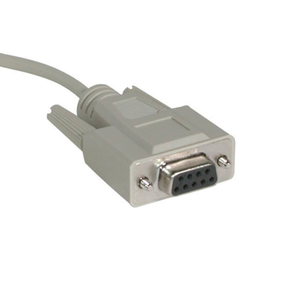 C2G CG03023 | 25ft (7.6m) DB25 Male to DB9 Female Serial RS232 Null Modem Cable