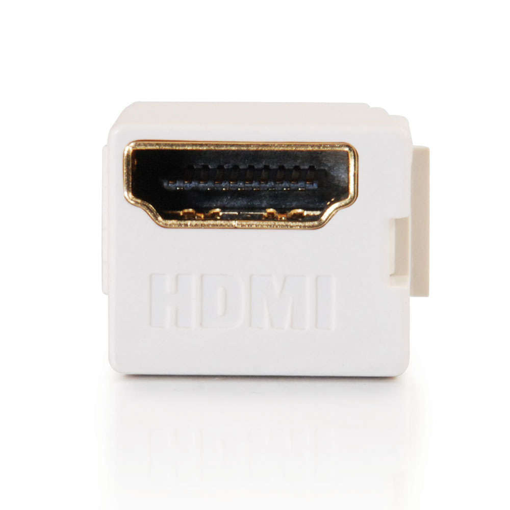 C2G CG03345 | Snap-In HDMI F/F Keystone Insert Module (TAA Compliant) - White