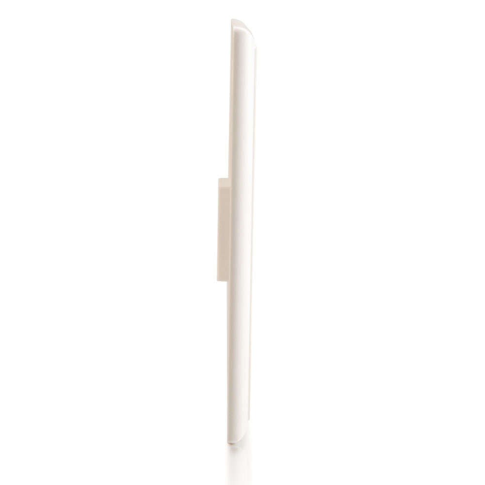 C2G CG03410 | One Keystone Single Gang Wall Plate - White