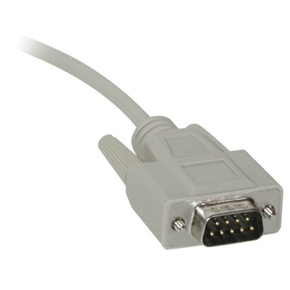 C2G CG09449 | 10ft (3m) DB9 M/M Serial RS232 Cable - Beige