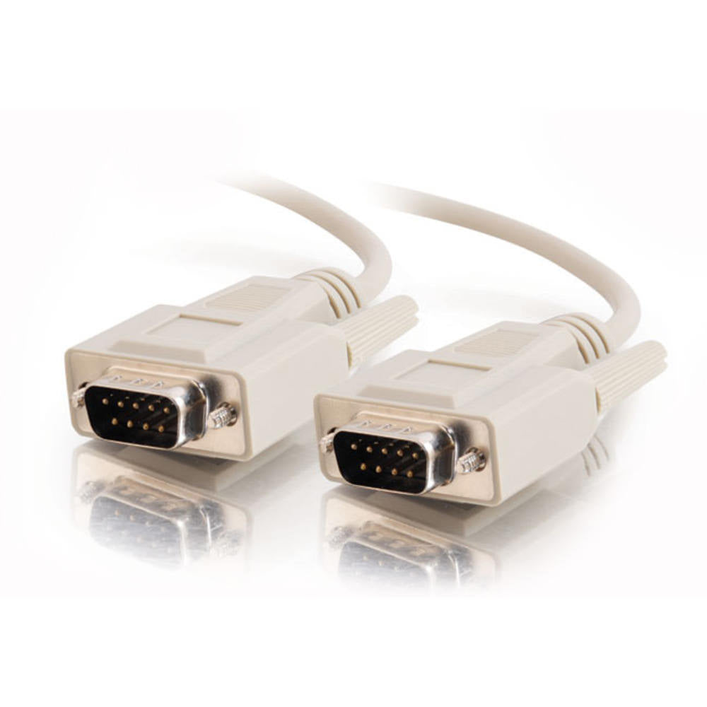 C2G CG09449 | 10ft (3m) DB9 M/M Serial RS232 Cable - Beige