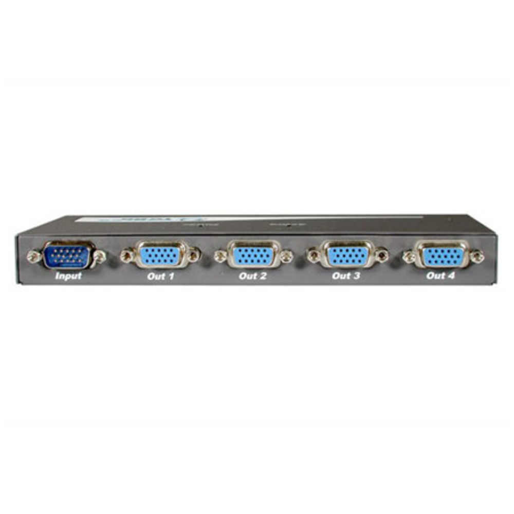 C2G CG29551 | 4-Port UXGA Monitor Splitter/Extender (Male Input) (TAA Compliant)