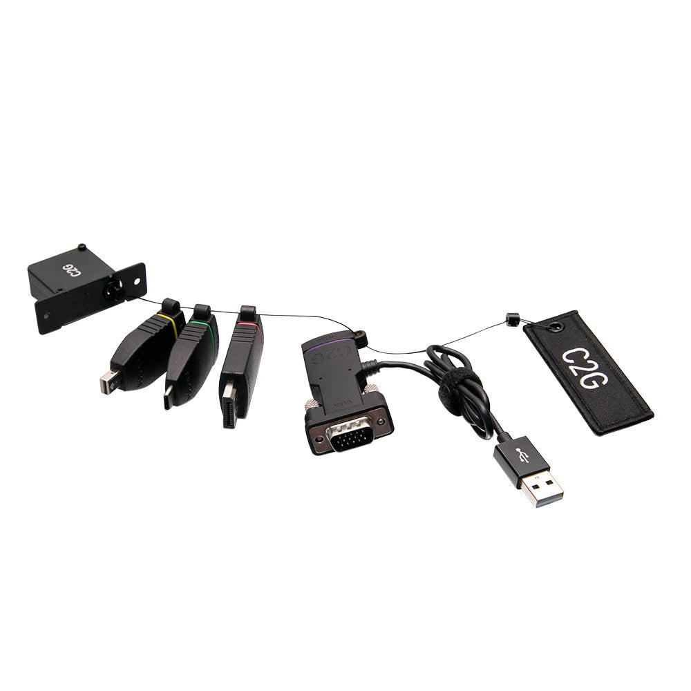 C2G CG29869 | VGA to HDMI Adapter Converter for Universal HDMI Adapter Ring