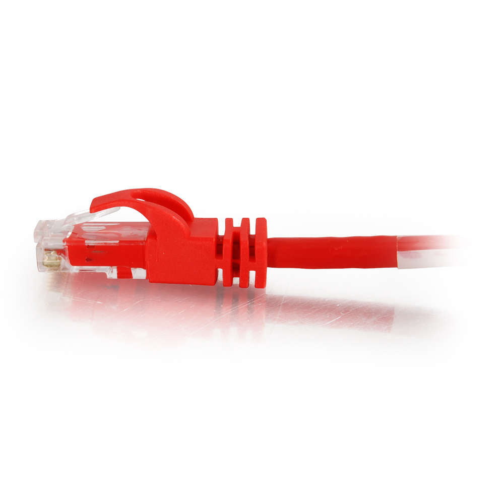 C2G CG31381 | 5ft (1.5m) Cat6 Snagless Unshielded (UTP) Network Crossover Patch Cable - Red