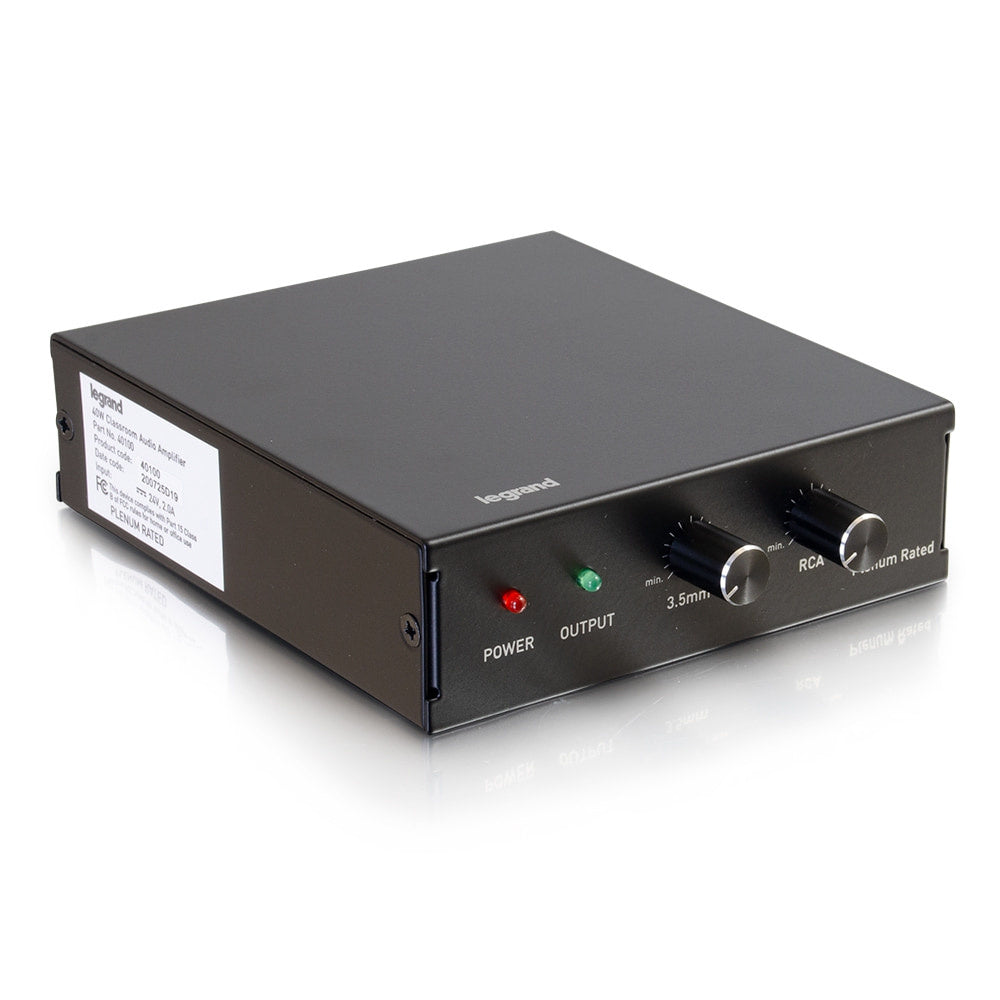 C2G CG40100 | Audio Amplifier (Plenum Rated)