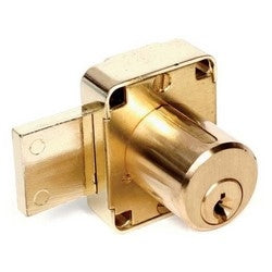 CCL Security Products 0737 1-1/8 US4 KA 4T37526 | Cabinet Lock, Pin Tumbler, Surface Mount, Keyed Alike 4T37526, 1-1/8" Length, Satin Brass