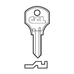 CCL Security Products 8658JVR | Lock Key Blank, For 02065 Series 6 Disc Tumbler Lock