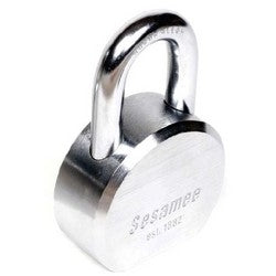 CCL Security Products 93601 KA 62573 | Padlock, Round, Keyed Alike 62573, 5-Pin, 2-1/2" Width, 1" Shackle Clearance, Solid Steel, For Commercial