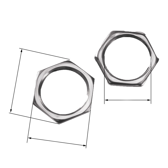 CMP Products 075NPT-LN5 | Locknut, Brass, NPT Thread, 3/4 in. Thread, For Use With Cable Glands