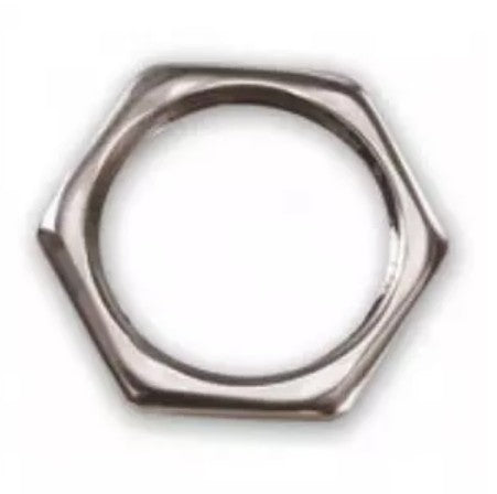 CMP Products 40LN5 | Standard Locknut, Brass, Threaded Thread, M40 x 1.5 Thread, For Use With Cable Glands