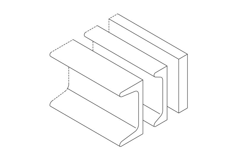 Chatsworth 10628-102 | Auxiliary Framing Channel 3/16" - Cable Runway