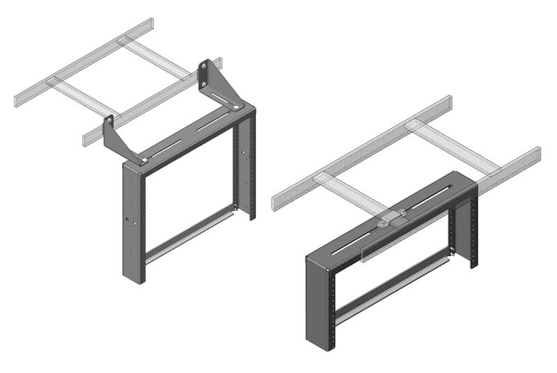 Chatsworth 13395-104 | Cable Runway Patch Panel Rack with Side Stringer Brackets