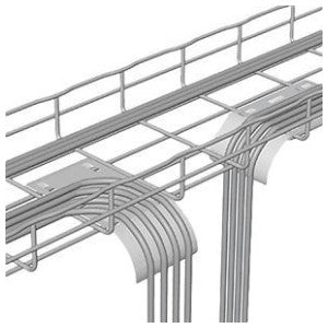Cablofil CABLEXIT100PG | Cable Patch Exit, Steel, Pre-galvanized