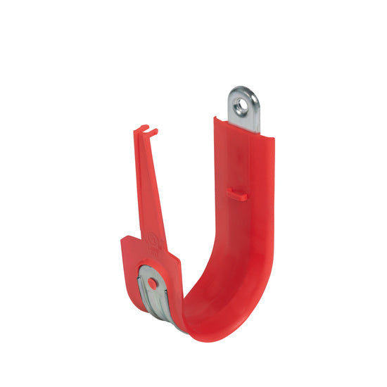 Cablofil CJ48HPRD | 3" Basic Red Plastic Coated J-Hook with Latch