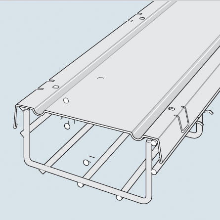 Cablofil CVN450WH | CVN Series, Cover, Steel, White, 18.70 in. L