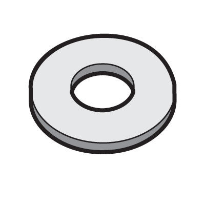 Cablofil EZFW3/8EZ | Cable Tray Fitting, Flat Washer, Steel, 3/8 in., 1/2 (Bolt) in, 100 per Package pk, 100 per Package, 1 in. W