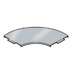 Cablofil FTCFB90100BL | Fiber Trough Horizontal 90degree Elbow Cover
