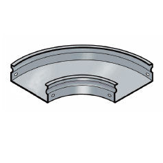 Cablofil FTFB90100/100BL | Horizontal 90 Degree Elbowbase