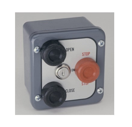 Camden Door Controls CI-3BXL | Push Button Control Station, Key Lockout Open, Close, Stop