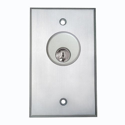 Camden Door Controls CM-1130-60KA | Key Switch, SPDT N/O & N/C Maintained Mortise Cylinder Keyed Alike