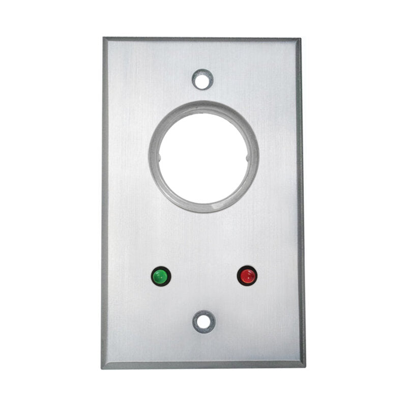 Camden Door Controls CM-1150-7224 | Key Switch (2) SPDT Momemtary, Red and Green 24V LEDs Mounted on Faceplate