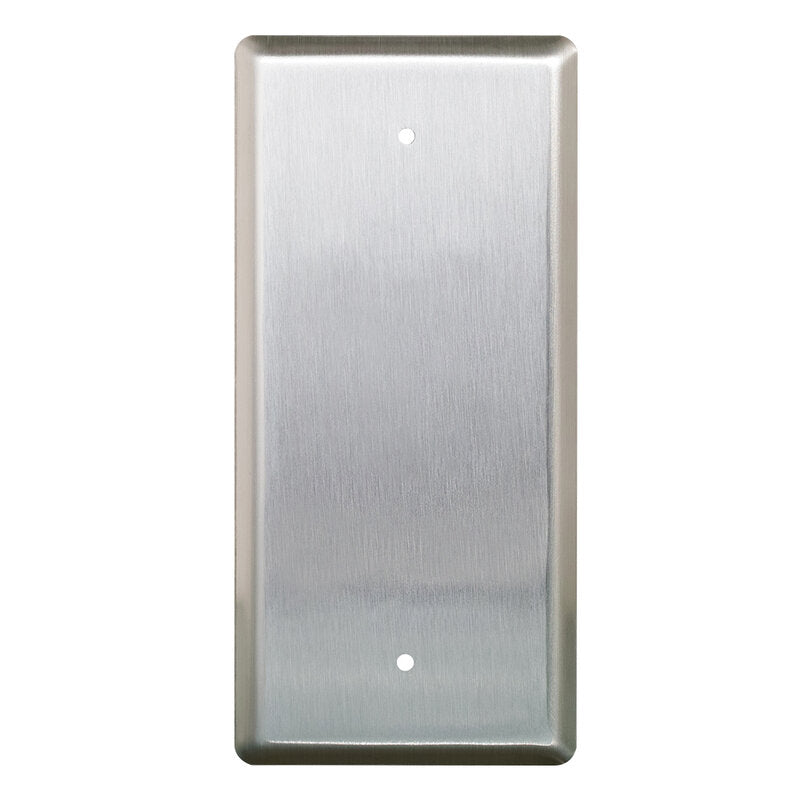 Camden Door Controls CM-35N/1 | Single Gang Faceplate with Jamb Mount Back Plate, 'BLANK' Faceplate