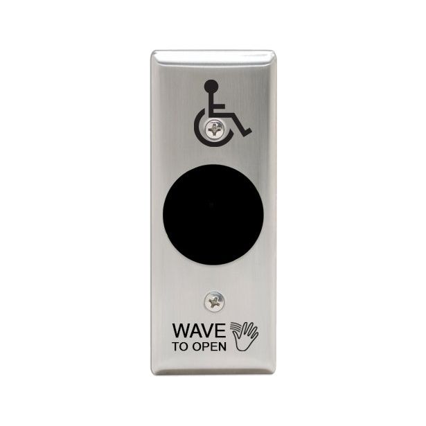Camden Door Controls CM-SK330/42SN | SureWave Wireless Switch Kit, Narrow, Stainless Steel Face Plate