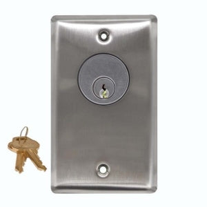 Camden Door Controls CM-1220-60KA - ELEC KEYSWCHES - KEY SWITCH, SPDT MOMENTARY