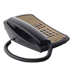 Cetis Inc 31239 | TeleMatrix 3100MW10 Ash, Single-Line Corded, Non-Speakerphone with 10 Guest Service Keys